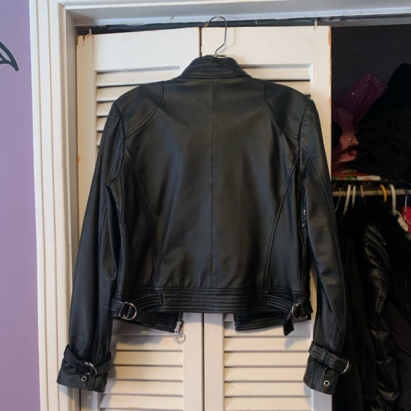 Xntrik genuine leather black jacket - Picture 3 of 3
